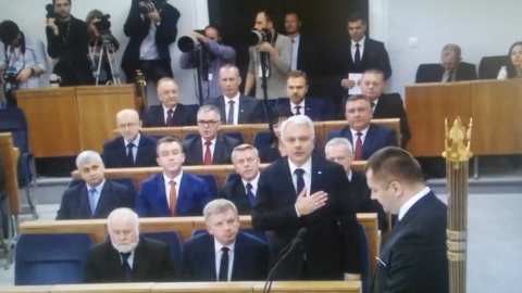 Pierwsze posiedzenie Senatu Rzeczypospolitej Polskiej IX kadencji
