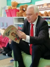 Mały Miś w świecie wielkiej literatury - spotkanie w Przedszkolu im. Kubusia Puchatka w Sokołowie Podlaskim 14.05.2019