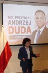 Wizyta Marszałek Sejmu RP Elżbiety Witek w Sokołowie Podlaskim 20 czerwca 2020 r.