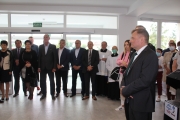 Otwarcie po remoncie punktu rejestracji pacjentów oraz wejścia do Szpitala Powiatowego w Sokołowie Podlaskim 