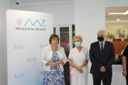 Otwarcie po remoncie punktu rejestracji pacjentów oraz wejścia do Szpitala Powiatowego w Sokołowie Podlaskim 