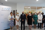 Otwarcie po remoncie punktu rejestracji pacjentów oraz wejścia do Szpitala Powiatowego w Sokołowie Podlaskim 