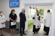 Otwarcie po remoncie punktu rejestracji pacjentów oraz wejścia do Szpitala Powiatowego w Sokołowie Podlaskim 