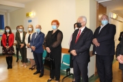 Uroczystość przekazania tomografu komputerowego dla sokołowskiego szpitala 