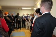 Uroczystość przekazania tomografu komputerowego dla sokołowskiego szpitala 