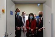 Uroczystość przekazania tomografu komputerowego dla sokołowskiego szpitala 