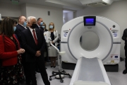 Uroczystość przekazania tomografu komputerowego dla sokołowskiego szpitala 