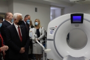 Uroczystość przekazania tomografu komputerowego dla sokołowskiego szpitala 