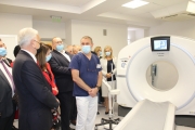 Uroczystość przekazania tomografu komputerowego dla sokołowskiego szpitala 