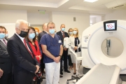 Uroczystość przekazania tomografu komputerowego dla sokołowskiego szpitala 