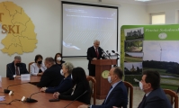 Konferencja prasowa i wręczenie symbolicznych czeków gminom w ramach naboru do Polskiego Ładu