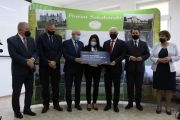 Konferencja prasowa i wręczenie symbolicznych czeków gminom w ramach naboru do Polskiego Ładu