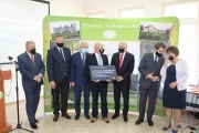 Konferencja prasowa i wręczenie symbolicznych czeków gminom w ramach naboru do Polskiego Ładu