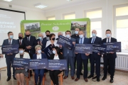 Konferencja prasowa i wręczenie symbolicznych czeków gminom w ramach naboru do Polskiego Ładu