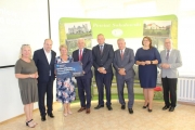 Wręczenie symbolicznych czeków samorządowcom z terenu powiatu łosickiego, siedleckiego i sokołowskiego w ramach Rządowego Programu „Polski Ład” PGR 25.07.2022 r.