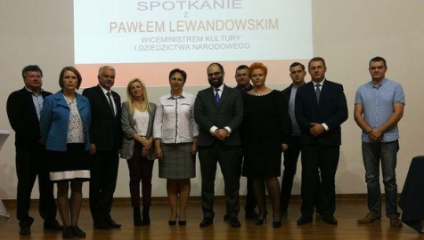 Wiceminister Paweł Lewandowski oraz senator RP Waldemar Kraska  na spotkaniu w Kosowie Lackim